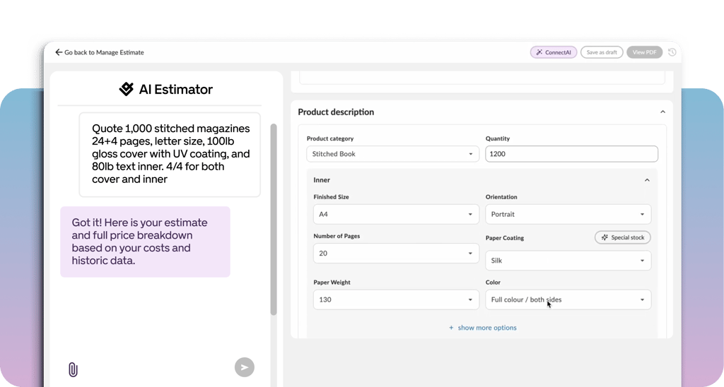 GelatoConnect - How to implement an AI print estimator: a step-by-step guide for 2026